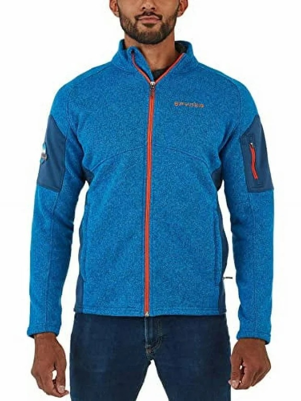 NWT Spyder Men's Empire Fleece Full Zip Jacket with Pockets